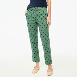 J. Crew Printed High-Rise Girlfriend Chinos
